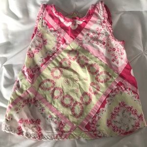 Janie and Jack quilted top size 12-18mo.